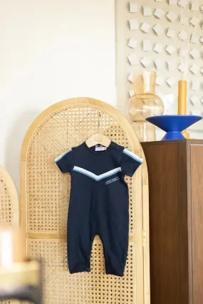 Baby Boys Romper Dark Blue | Dirkje